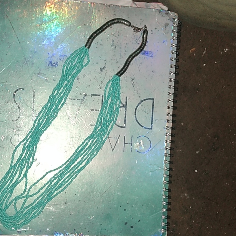 Blue torquorsie necklace